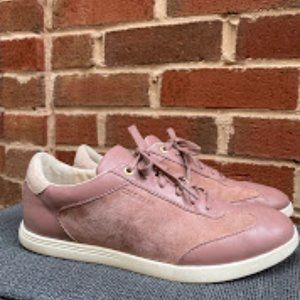 Cole Haan Grand Os - Pink Leather/Suede Casual Shoes, Grand Crosscourt Turf